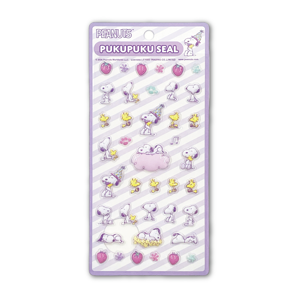 SNOOPY（スヌーピー） ぷくぷくシール ウッドストック キャラクター
