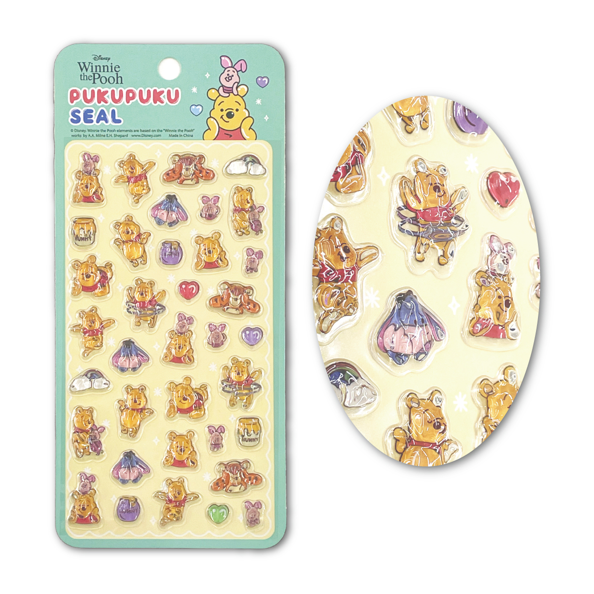 Disney（ディズニー） ぷくぷくシール ミッキーマウス くまのプーさん