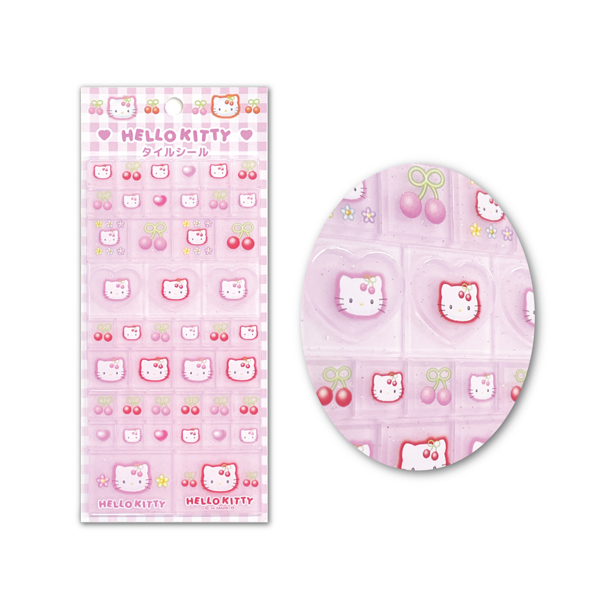 sanrio（サンリオ） ハローキティ タイルシール ステッカー ピンク