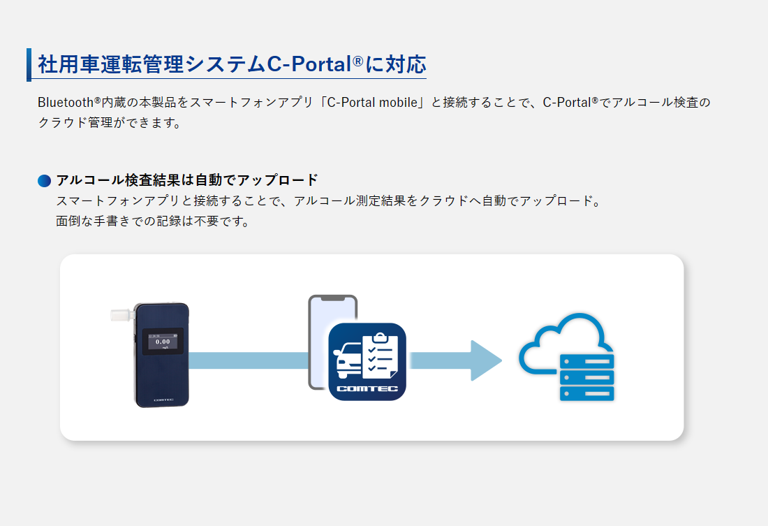 VMC70A COMTEC コムテック アルコール検知器 高精度電気化学式センサー搭載 長寿命 センサーユニット方式 Bluetooth内蔵  マウスピース付属 : vmc70a : CarParts-ON - 通販 - Yahoo!ショッピング