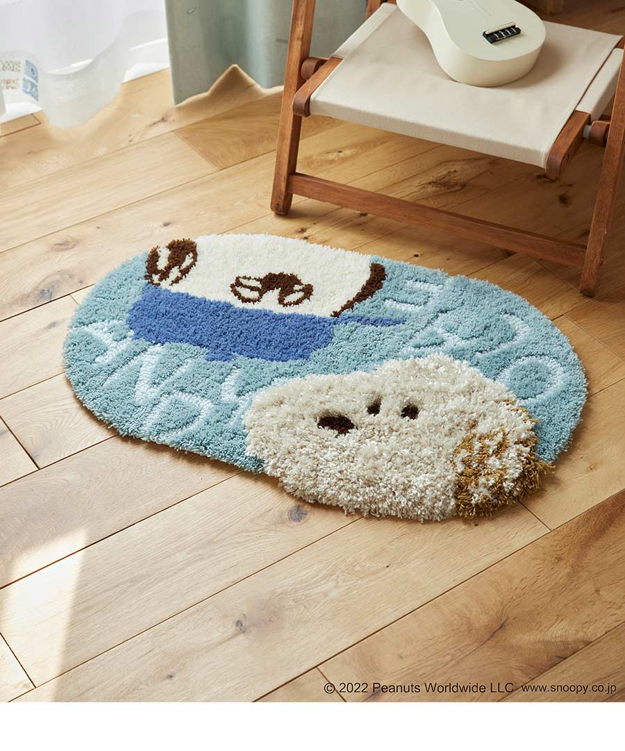 スミノエ 玄関マット アンディ＆オラフマット 45×70 cm ピーナッツ
