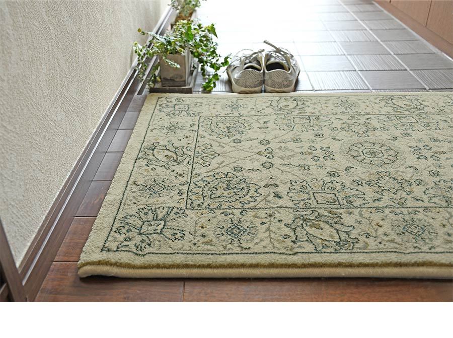 玄関マット ダヴィンチ57125-6666 60×90 cm ベルギー製 ウィルトン織