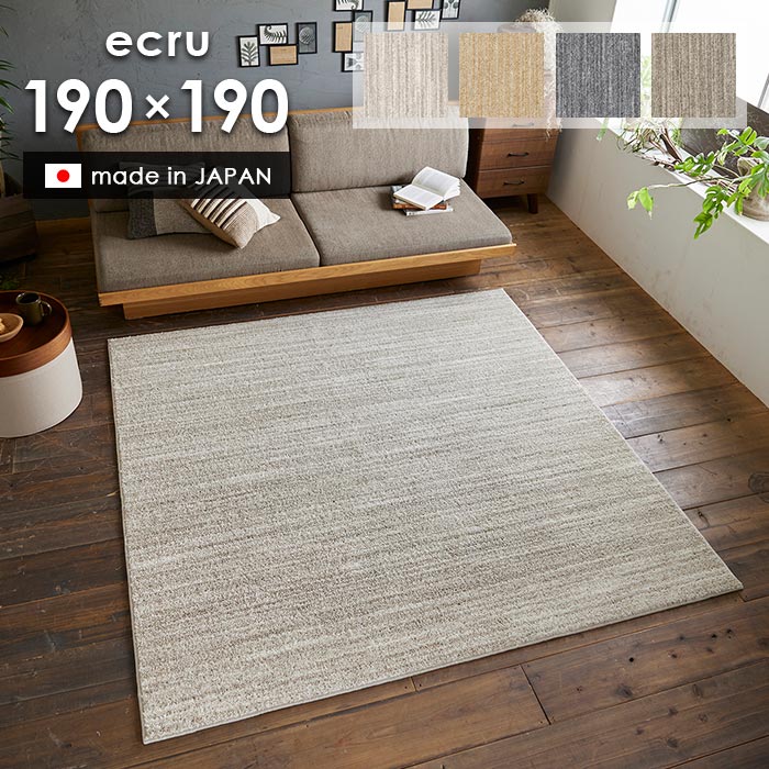 スミノエ 【再入荷待ち受付（7月末予定）】 ラグ エクリュ 190×240 cm