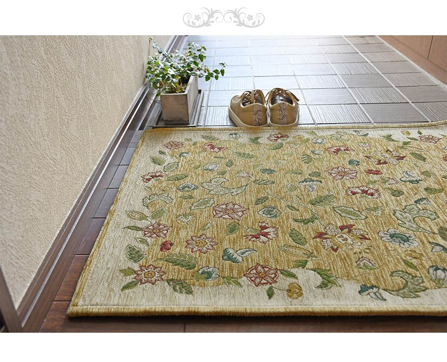 MINTON 玄関マット ハドンホール FH1204A 68×122 cm 洗える 滑り