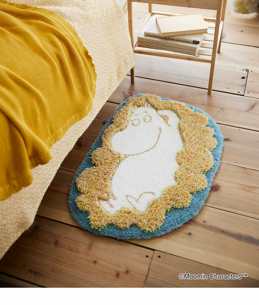 【新着商品】丸眞 玄関マット MOOMIN ムーミン H60×W100cm 灯り スミノエ 玄関マット MOOMIN HOUSE MAT（ムーミン ハウス マット） 40
