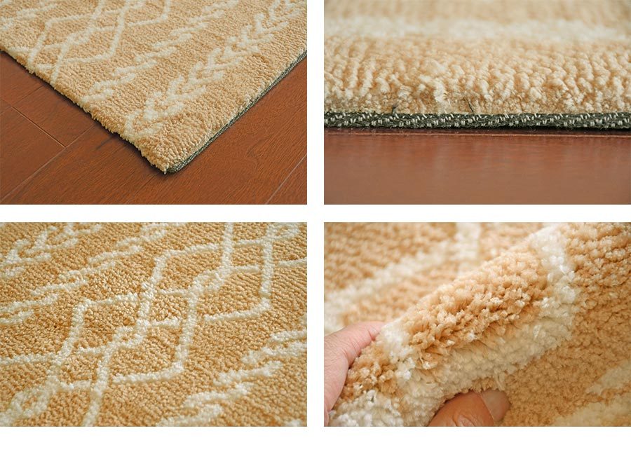 玄関マット フルワーレ 50×80 cm お洒落 ベニワレン 風 モロッカン 柄