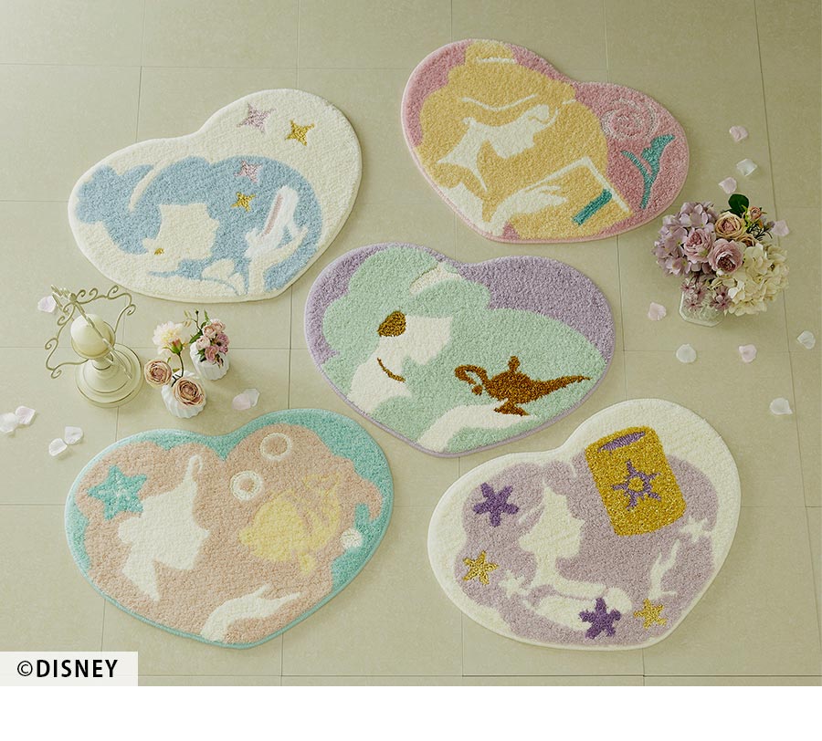 Disney（ディズニー） 玄関マット プリンセス ハートマット シンデレラ