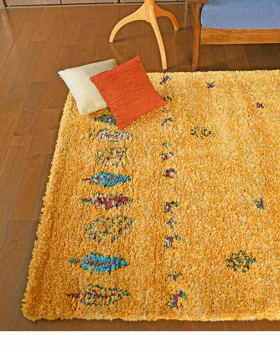 プレーベル ラグ ハイク 200×250 cm トルコ製 防炎 床暖房 ホット