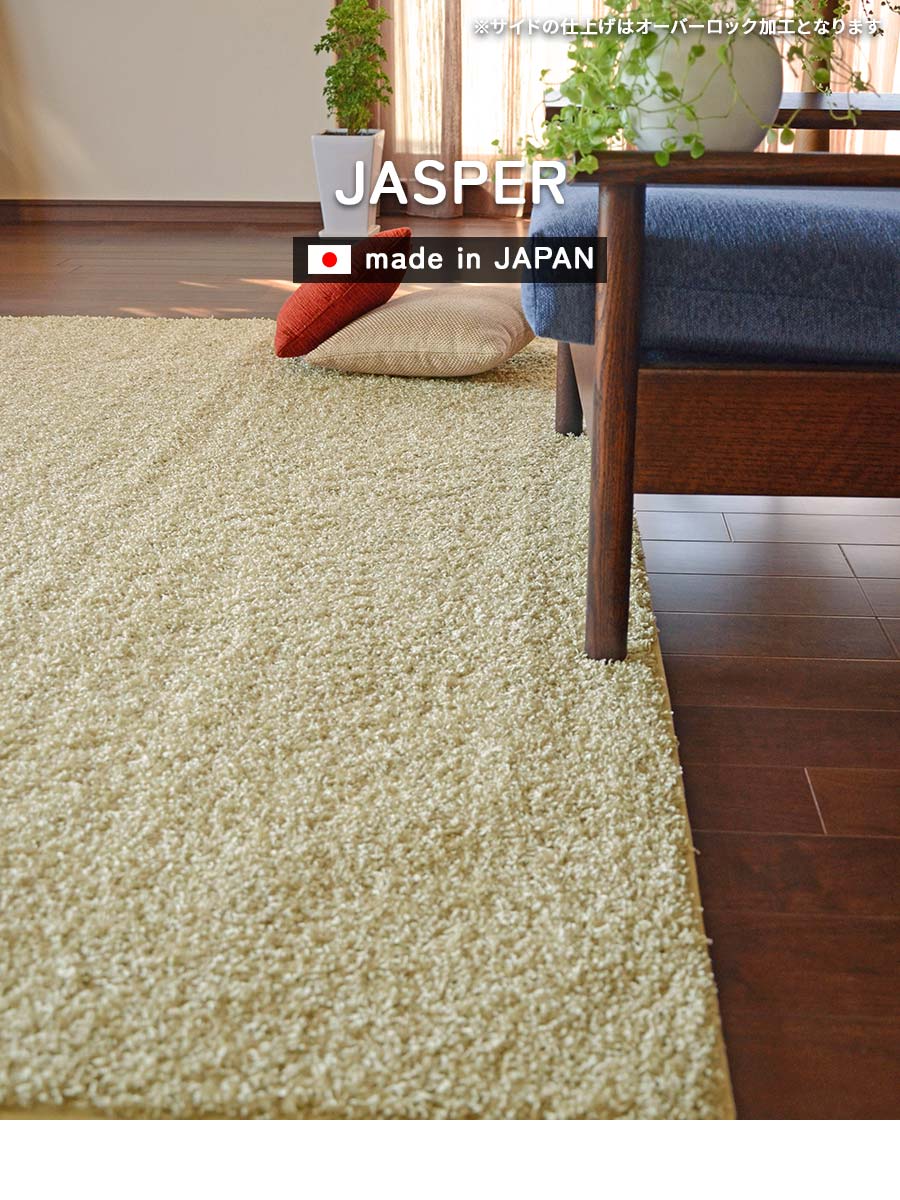 プレーベル ラグ ジャスパー 190×240 cm 洗える 防ダニ 抗菌