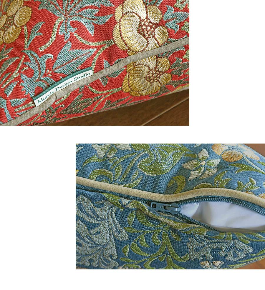 Morris Design Studio クッションカバー いちご泥棒 LL1710 45×45 cm