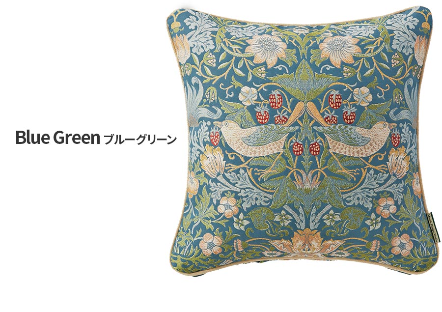 Morris Design Studio クッションカバー いちご泥棒 LL1710 45×45 cm