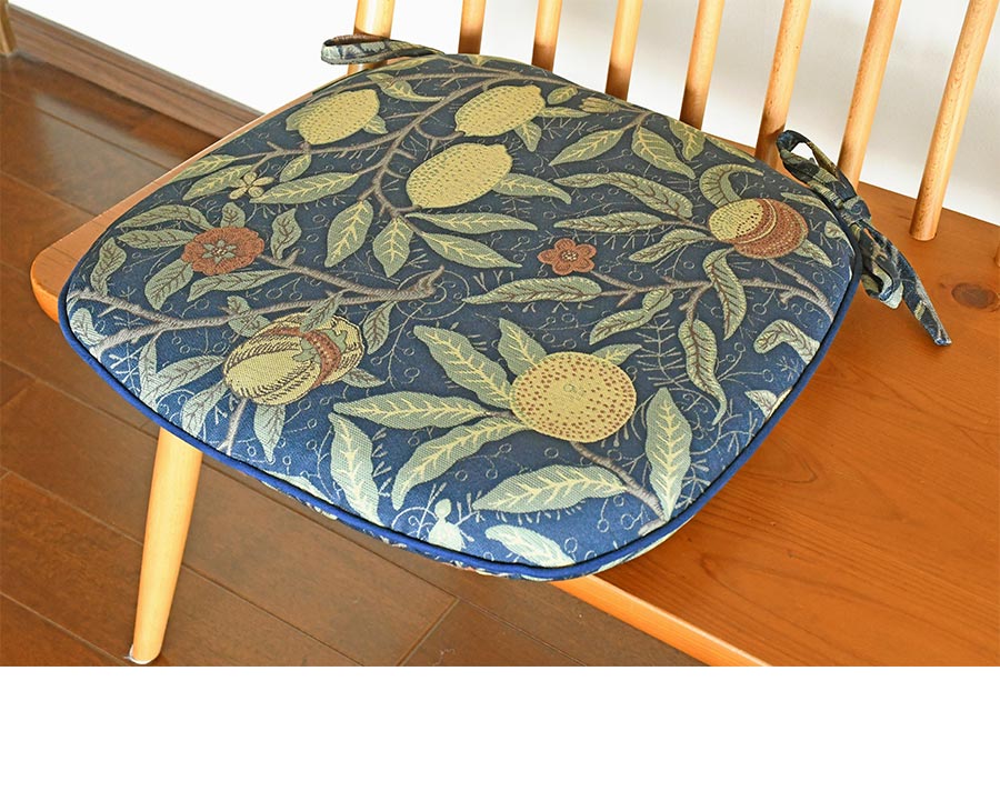 Morris Design Studio ダイニング シートクッション フルーツ LN1729