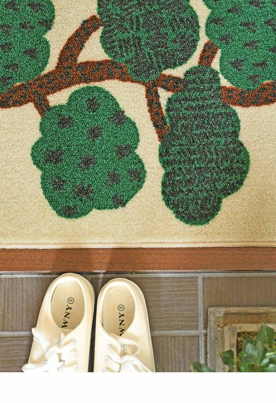 美品　TheArth grindlodge しま美マット アパッチミルズ エンデュランス高耐久ドアマット Nike Grindリサイクル