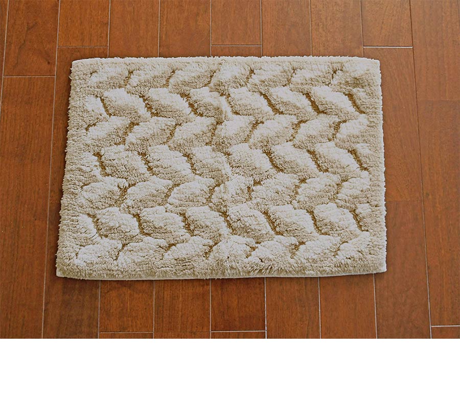 【新品未使用】カシウエアバスマット BATH MAT / SOLID(50×80cm creme): HOME | kashwere Japan