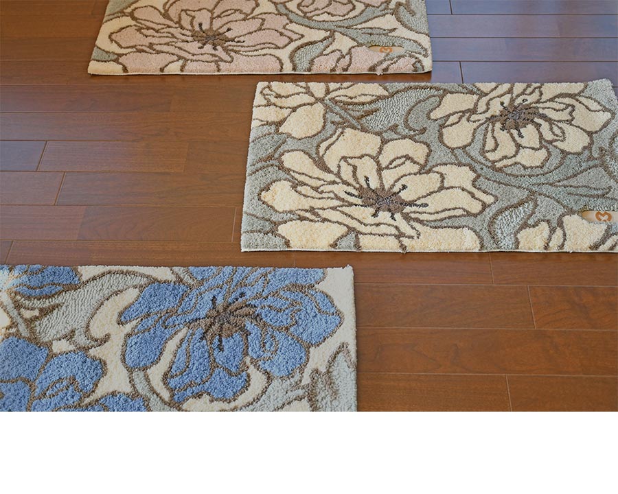 mila schon（ミラショーン） 玄関マット シャクヤクマット 60×90 cm
