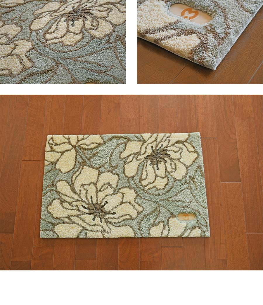 mila schon（ミラショーン） 玄関マット シャクヤクマット 60×90 cm