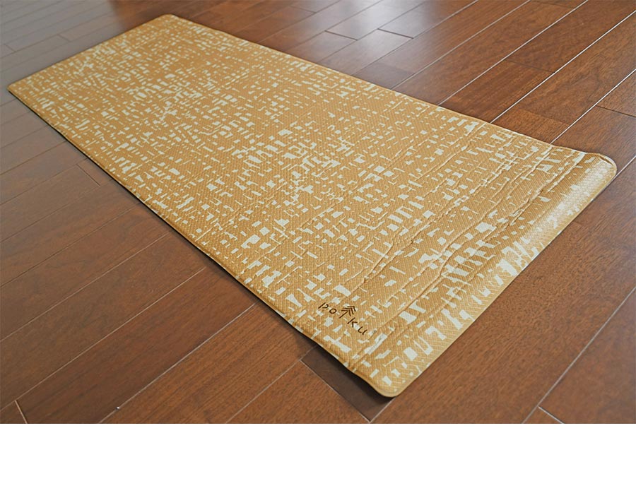 丸眞 キッチンマット ポルク 45×120 cm PVC マット 撥水 サッと 拭ける