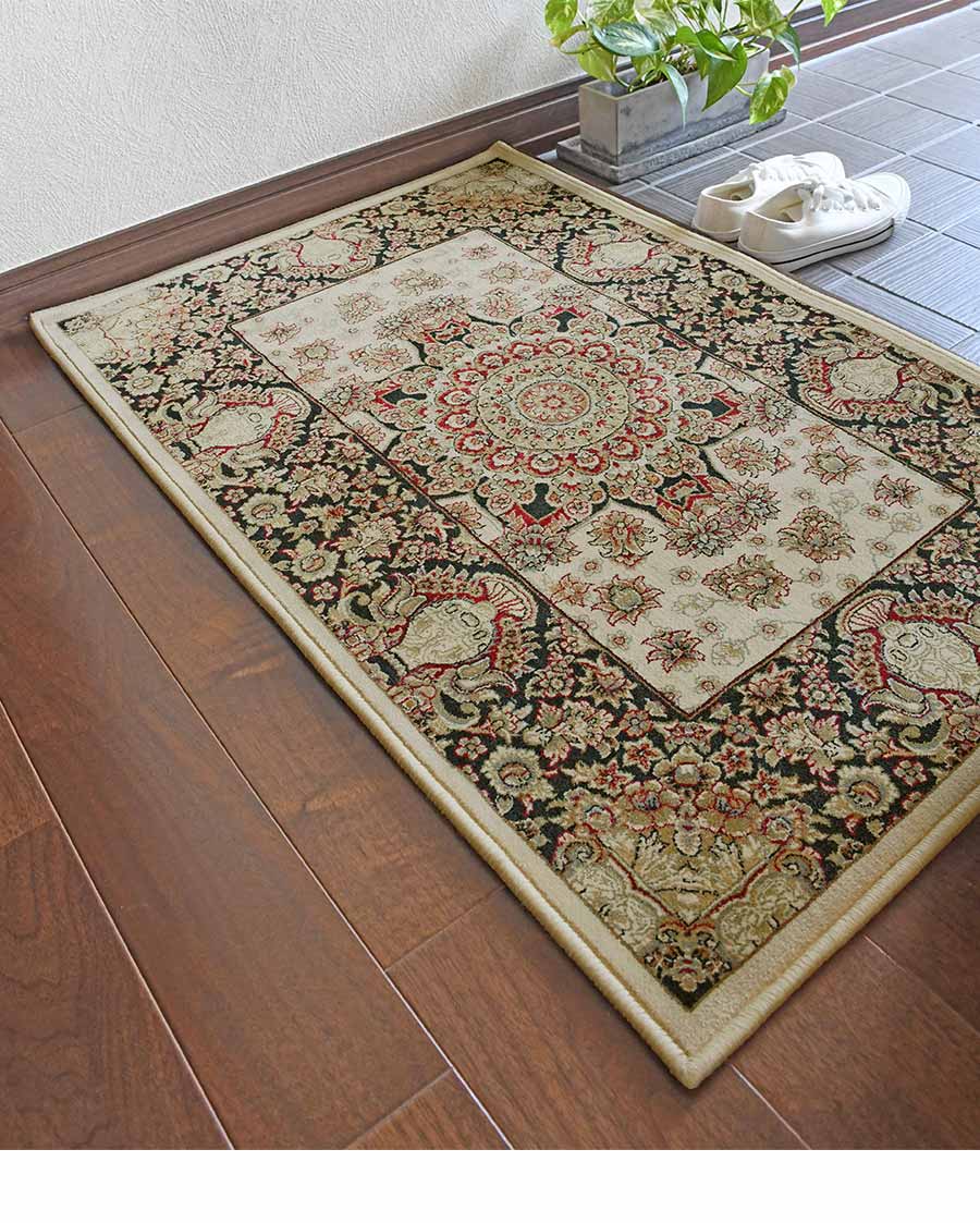 MORIYOSHI（モリヨシ） 玄関マット プラハ 60×90 cm エジプト製 高密度