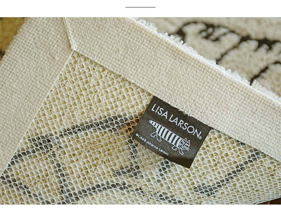 Lisa Larson 玄関マット ツインライオン 50×80 cm 洗える 日本製