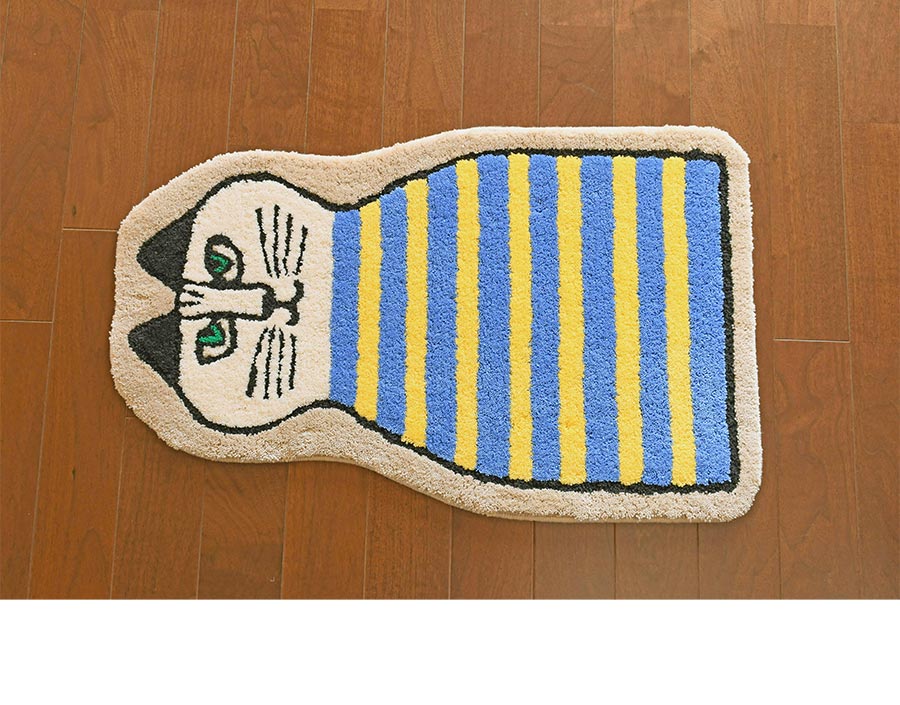 Lisa Larson（リサラーソン） 玄関マット ミンミ ダイカット 50×80 cm