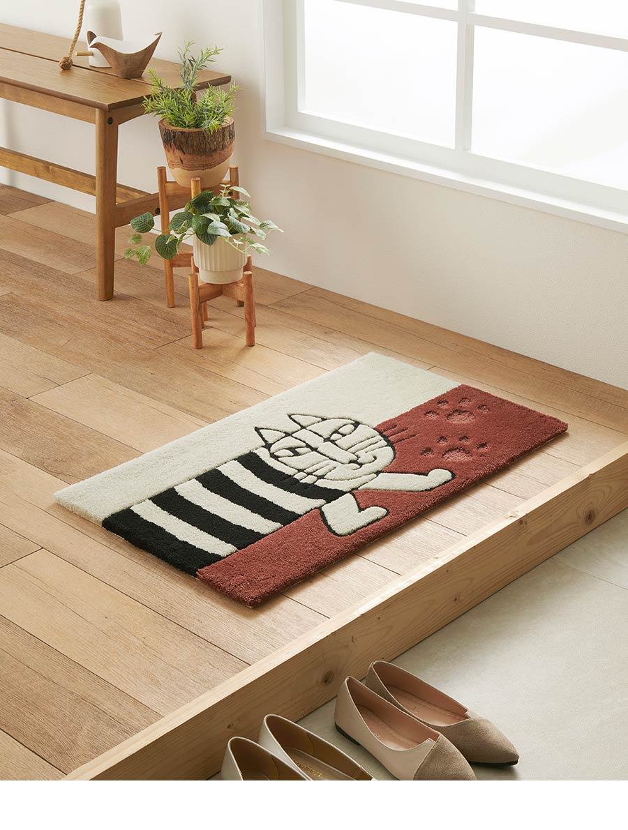 Lisa Larson（リサラーソン） 玄関マット マイキー QB6008-15 45×75 cm