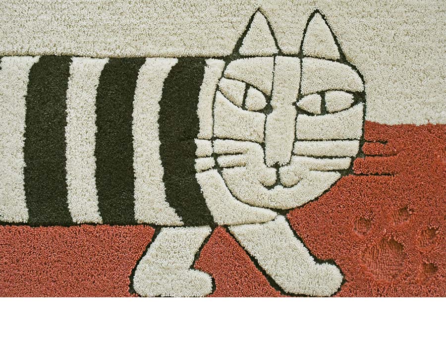Lisa Larson（リサラーソン） 玄関マット マイキー QB6008-15 45×75 cm
