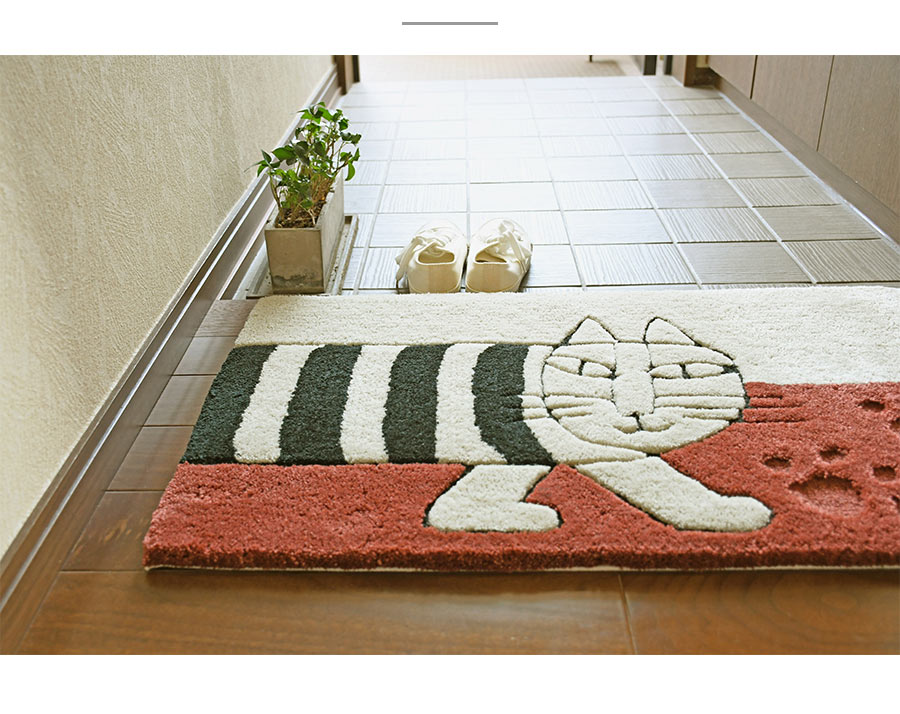 Lisa Larson（リサラーソン） 玄関マット マイキー QB6008-15 45×75 cm