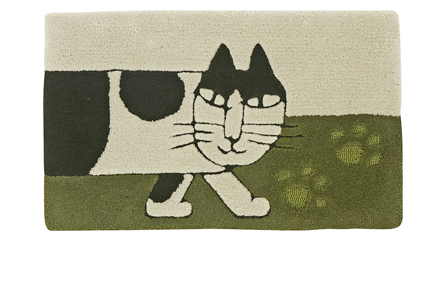 Lisa Larson（リサラーソン） 玄関マット ハチワレマイキー QB6018-35