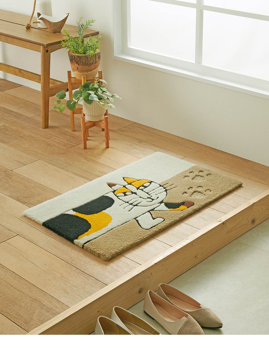 Lisa Larson（リサラーソン） 玄関マット ミケマイキー QB6028-65 45