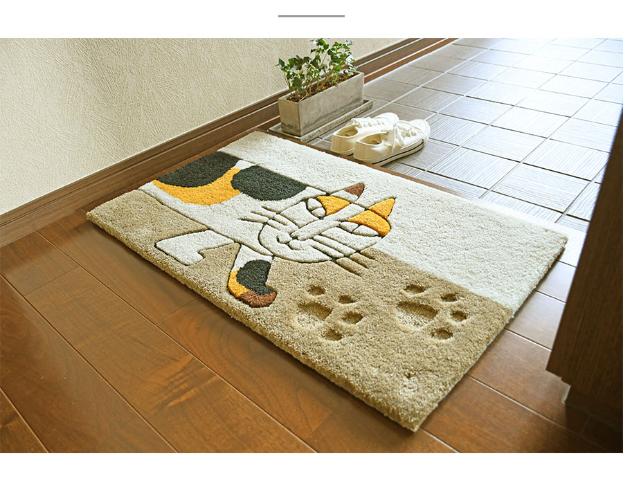 Lisa Larson（リサラーソン） 玄関マット ミケマイキー QB6028-65 45