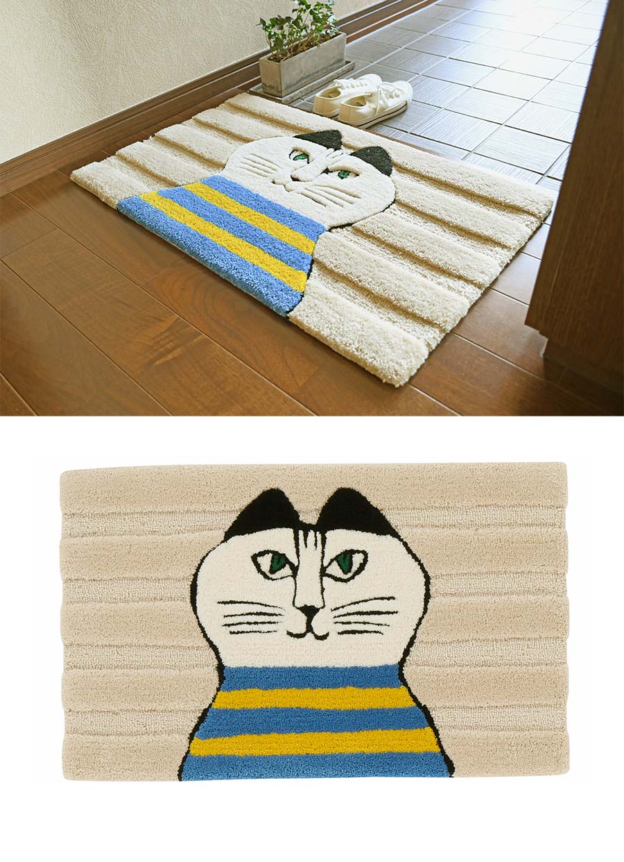 Lisa Larson（リサラーソン） 玄関マット ミンミ QB6308 45×75 cm