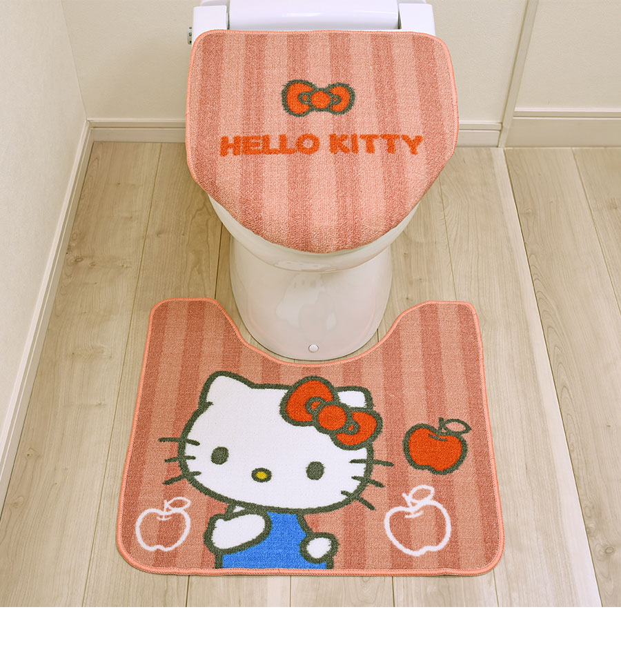 丸眞 トイレタリーセット トイレマット フタカバー セット ハロー