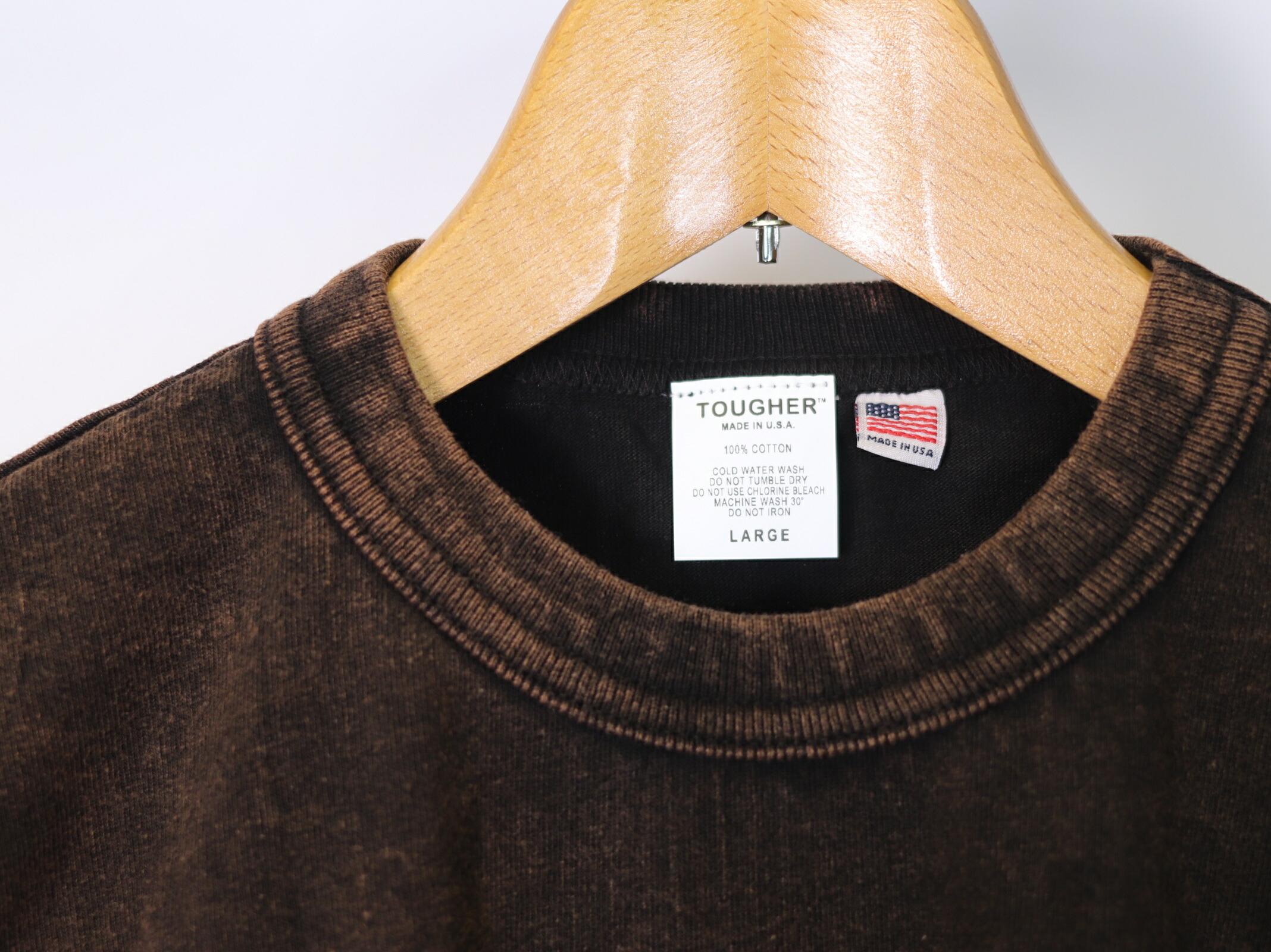 TOUGHER タファー Tシャツ 半袖 BREA S/S TEE SOLID BLANK WHITE