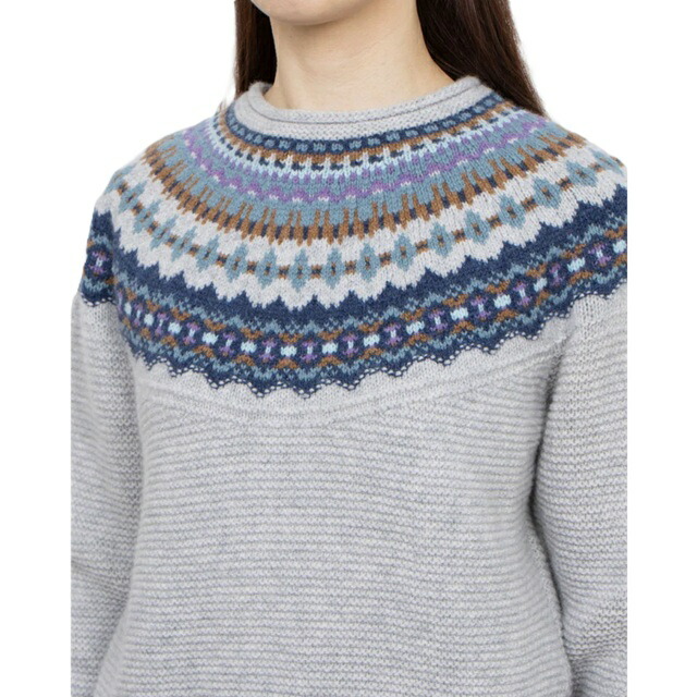 ERIBE（エリベ） レディース ニット セーター ノルディック クルー