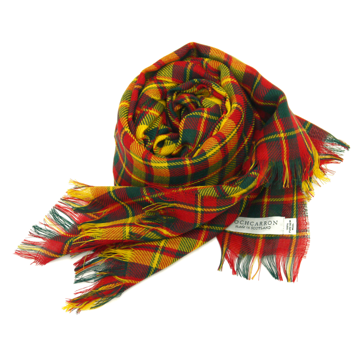 Lochcarron of Scotland タータンストール 薄手 大判 英国 ロキャロン