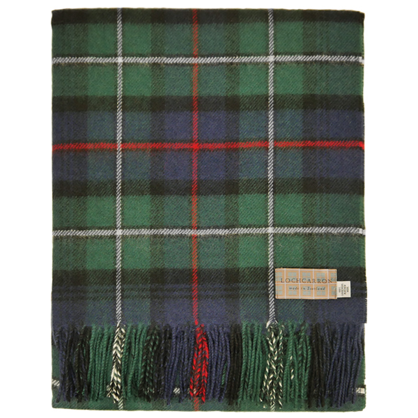 LOCHCARRON ウール ポンチョコート チェック柄　スコットランド Lochcarron of Scotland ウール ストール 大判 ギフト