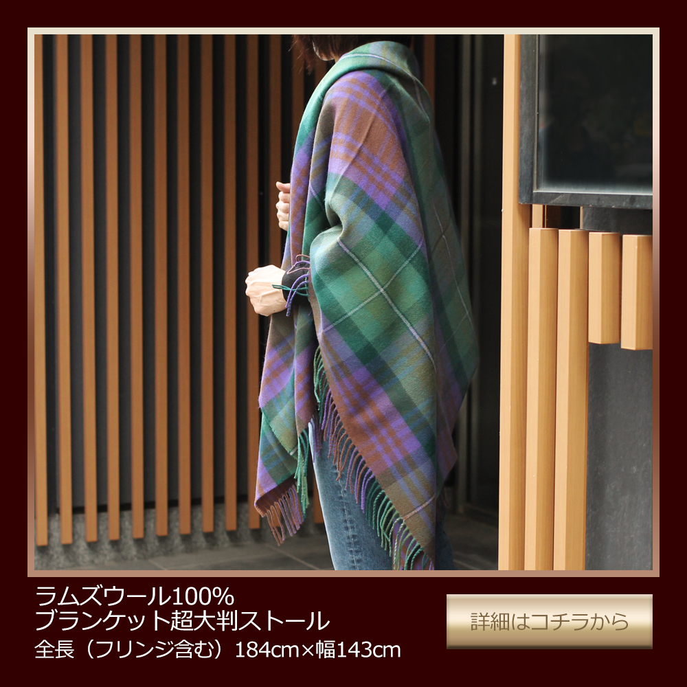 キャロン国(ストール 手袋 バッグ) - アイルオブスカイ【タータン柄