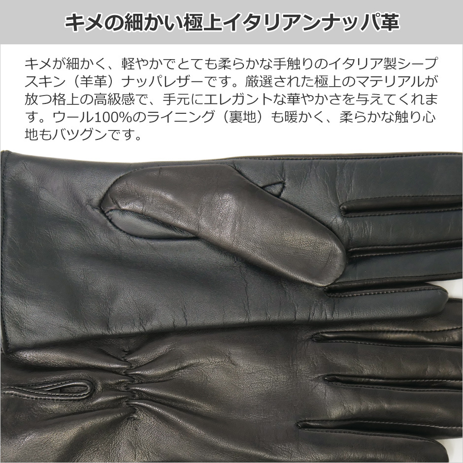 LXXSH 女性のカジュアルな冬の暖かい革手袋タッチ スクリーン手袋黒フリース暖かいドライビング : Color A, Size Medium グローブ