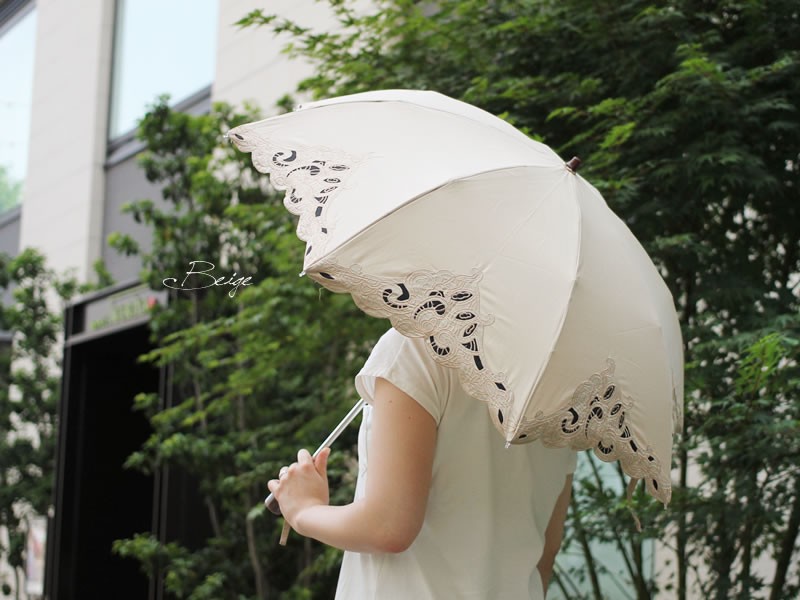 新品☆ランバンコレクション☆ローズオーガンジーカットワーク