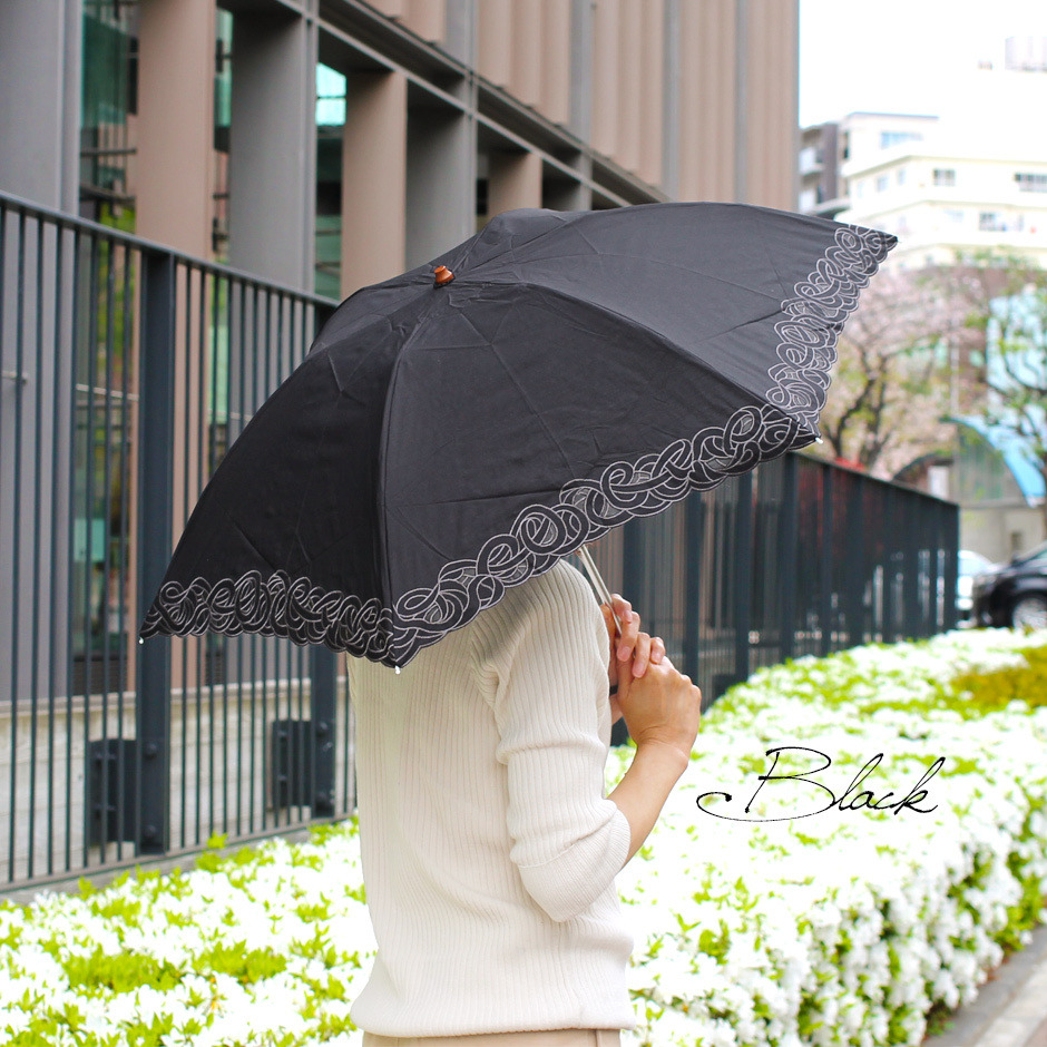 【未使用】グレイシー 折り畳み傘 日傘 晴雨兼用 バイカラー バンブー ８本骨 未使用】グレイシー 折り畳み傘 日傘 晴雨兼用 無地 バイカラー