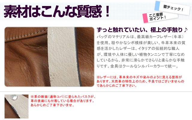 2WAY ショルダーバッグ レディース 本革 斜めがけバッグ 通勤 バイカラー カーフレザー 斜め掛け イタリアブランド TOSCANI レディスの画像