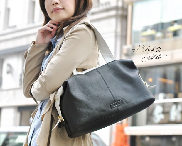 ショルダーバッグ レディース 革 バイカラー ボストンバッグ レディス 通勤 鞄 本革レザー B-EGG :phg-be014:キャロン国(ストール  手袋 バッグ) - 通販 - Yahoo!ショッピング