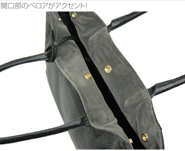 トートバッグ A4 レディース シンプル おしゃれ ショルダー レザー 通勤 本革 カーフレザー ポーチ付 イタリアブランド CHRISTIAN VILLAの画像