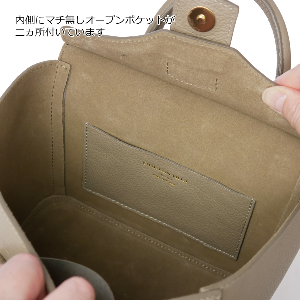 CHRISTIAN VILLA（クリスチャンヴィラ） ミニショルダーバッグ 2WAY 