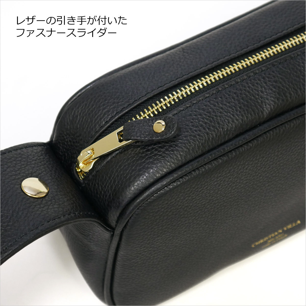 【新品・未使用✨】CHRISTIAN VILLAワンショルダーバッグ CHRISTIAN VILLA ワンハンドル ミニショルダーバッグ 本革
