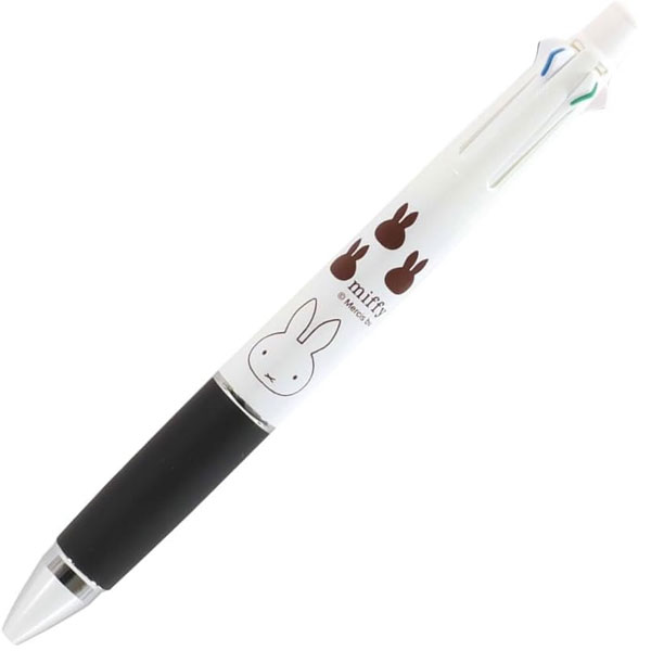 ミッフィー miffy ジェットストリーム4＆1 シャープペンシル + 4色ボールペン 0.5mm EB354BK EB354L EB354WH  クツワ 多機能 2024年2月 [re]