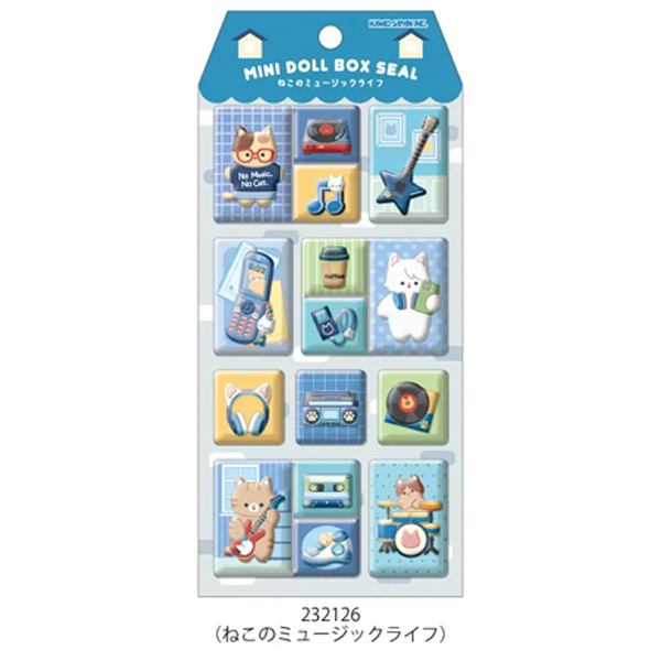 カミオジャパン シール ミニドールボックスシール 232125 232126