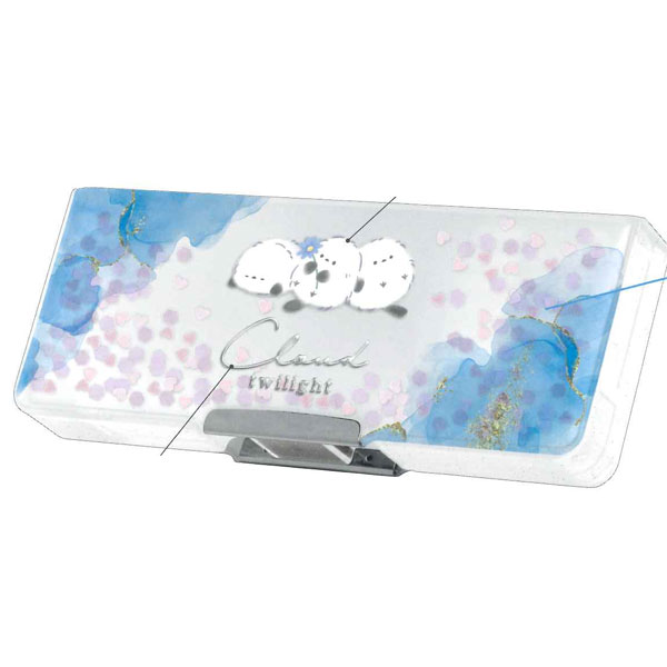 CRUX（クラックス） エアリークリア コンパクト 両面開き ペンケース