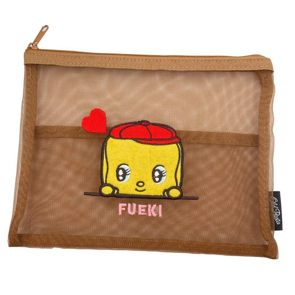 Old Resta 刺繍メッシュポーチ 企業ロゴ Lサイズ OR904107/ショウワ