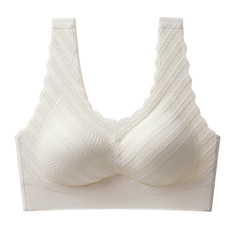 【2点ご購入で8％OFF】ブラジャー 育乳 ブラ シームレス ナイトブラ ノンワイヤー パッド付き 取り外し可能 下着 スポーツ レディース 肌着｜carrousel｜05
